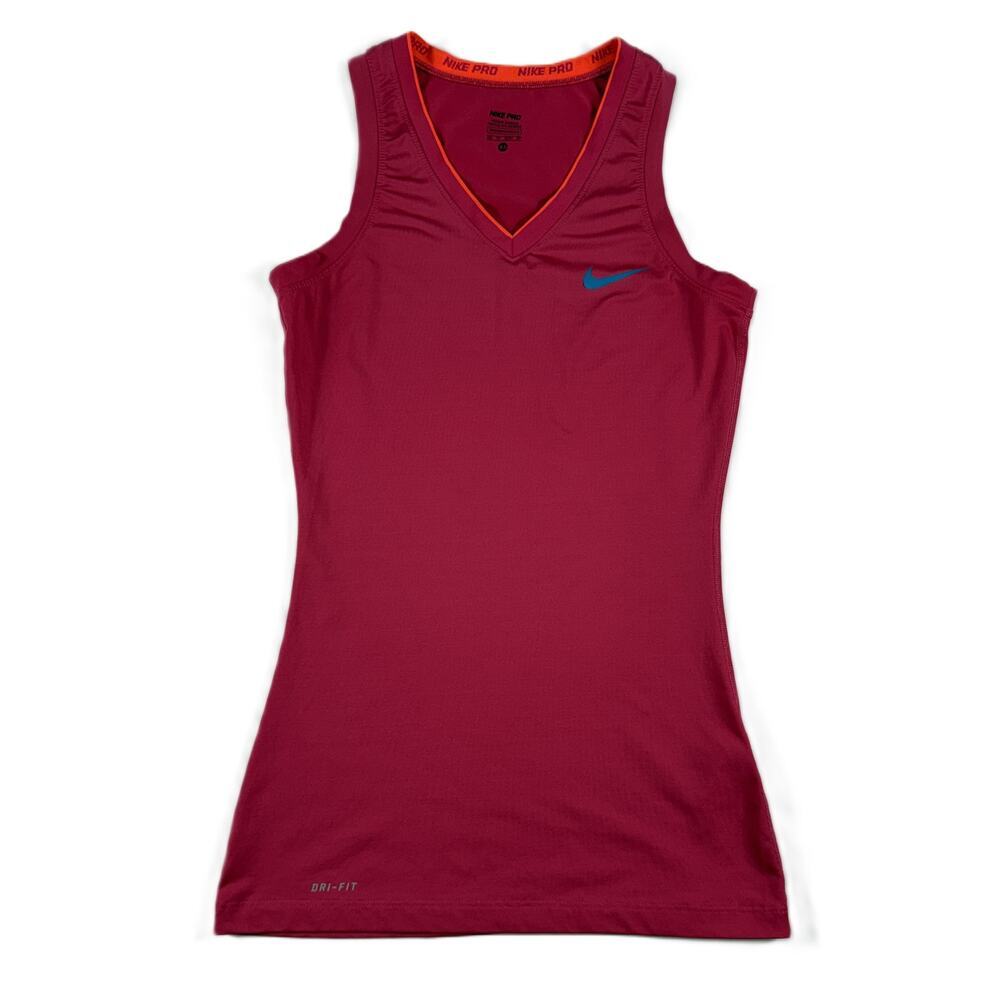Nike Pro Pink women Dri-Fit Running tank top Size Small